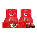 RED Delight®™ Milk Chocolate 12 Count Box of Grab N Go Travel Size Bars (0.92 Ounces Each) (2 Boxes - Total of 24 Bars)