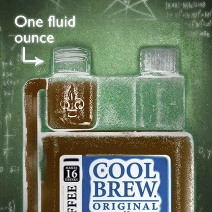 CoolBrew Vanilla 6 Pack - 32 DRINKS PER BOTTLE - Fresh Cold Brew Liquid Concentrate - For Iced or Hot Coffee Unsweetened No Preservatives