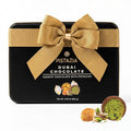 Pistazia Dubai Chocolate Balls – 8.8 oz (250g) – Premium Dubai Chocolate Pistachio Candy Gift Box in Black Metal Tin Real Chocolate