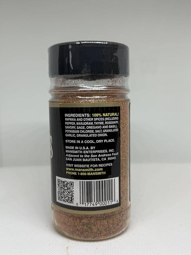 Mansmith's Low Sodium Poultry Spice 6oz Twin Pack