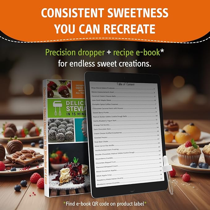 Stevia Select Plain Stevia Liquid Drops - Zero Calorie Sweetener - All Natural Liquid Pure Stevia Extract - Plant Based Sugar Substitute - Keto Sweetener &amp Sugar Alternative 2 Oz (2 Pack)