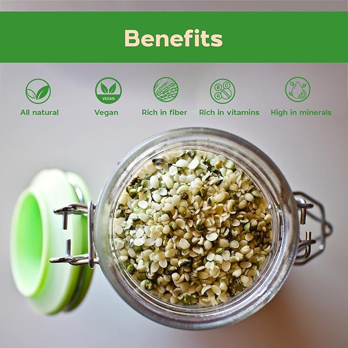Sincerely Nuts Hulled Hemp Seeds – (3 lb bag) All Natural Super Food | Natures Complete Protein Contains All 9 Essential Amino Acids | Omega 3 Fat for the Heart | Non GMO Kosher Gluten Free Raw