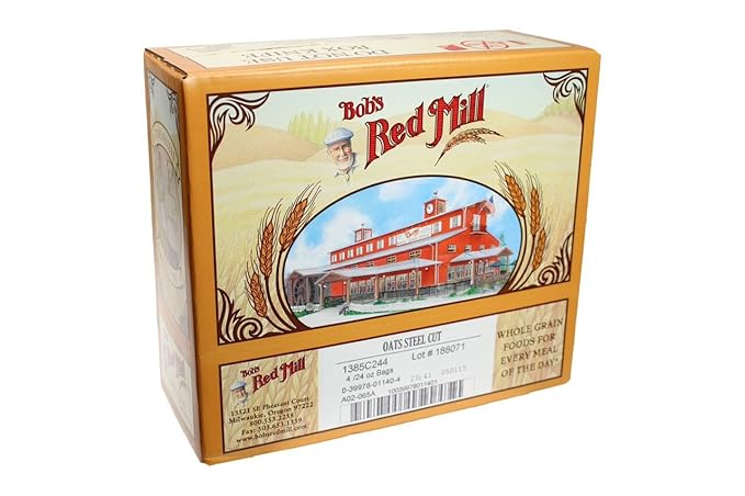 Bob's Red Mill Steel Cut Oats 24 Oz (4 Pack)