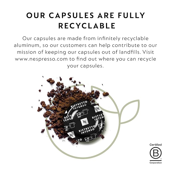 Nespresso Professional Coffee Capsules Ristretto Intenso Coffee Bundle 150-Count Capsules