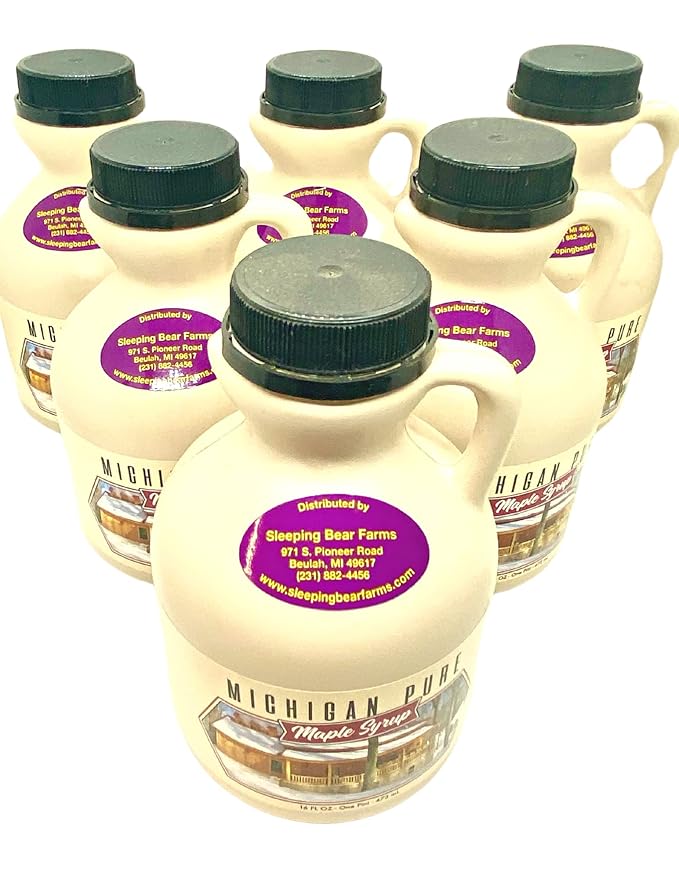 All Natural 100% Pure B Grade Maple Syrup 16 Oz. (Pint)- Case of 12