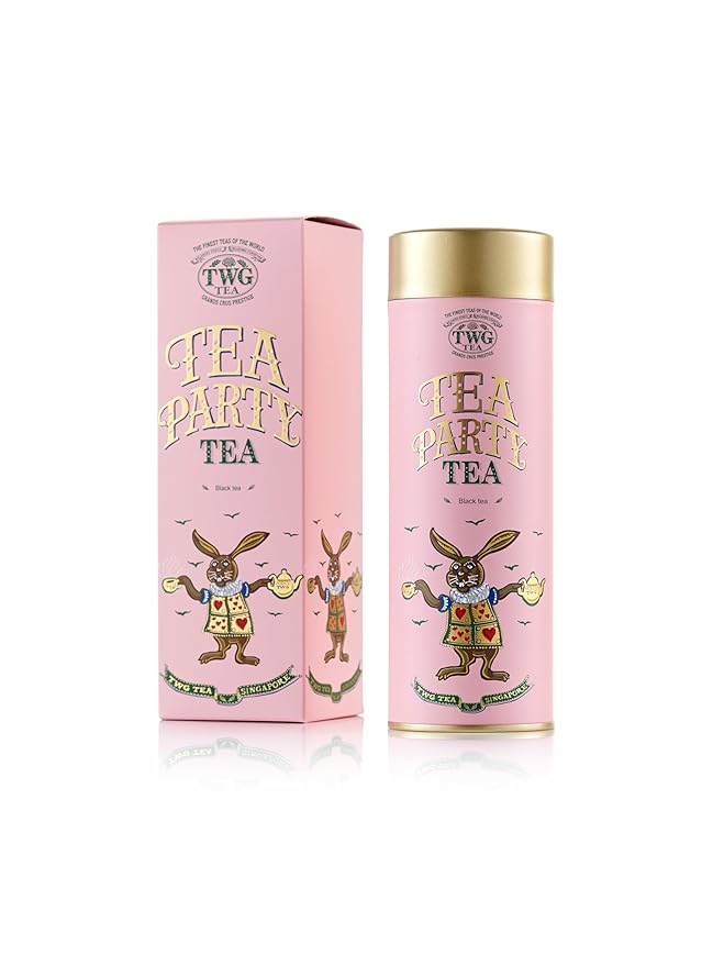 TWG Tea | Tea Party Tea | Black Tea | Marigold &amp Tropical Fruits | Haute Couture Tin 100g | Gift Set
