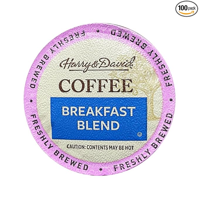 Harry &amp David Single Serve Coffee 100 Single Serve Cups (Breakfast Blend)