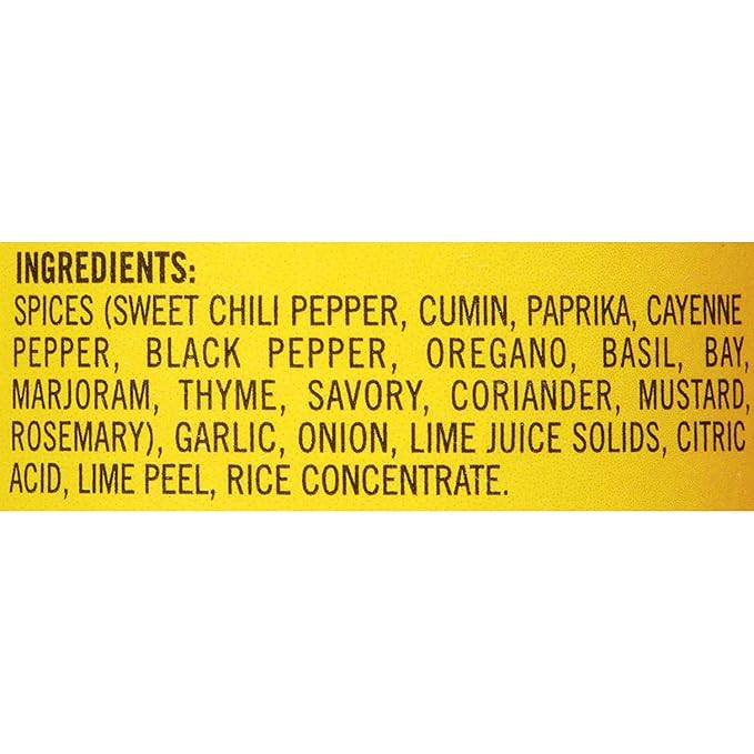 Dash Salt-Free Seasoning Blend Fiesta Lime 2.4 Ounce (Pack of 8)