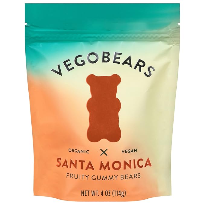 V.egobears Gummy Bear Banana Pineapple 4 oz (Pack of 10)