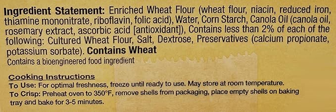 Athens Foods Mini Fillo Dough Shells 15 Per Box (6 Boxes)