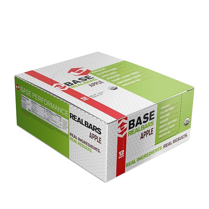 BASE Real Bars Apple 12-Pack