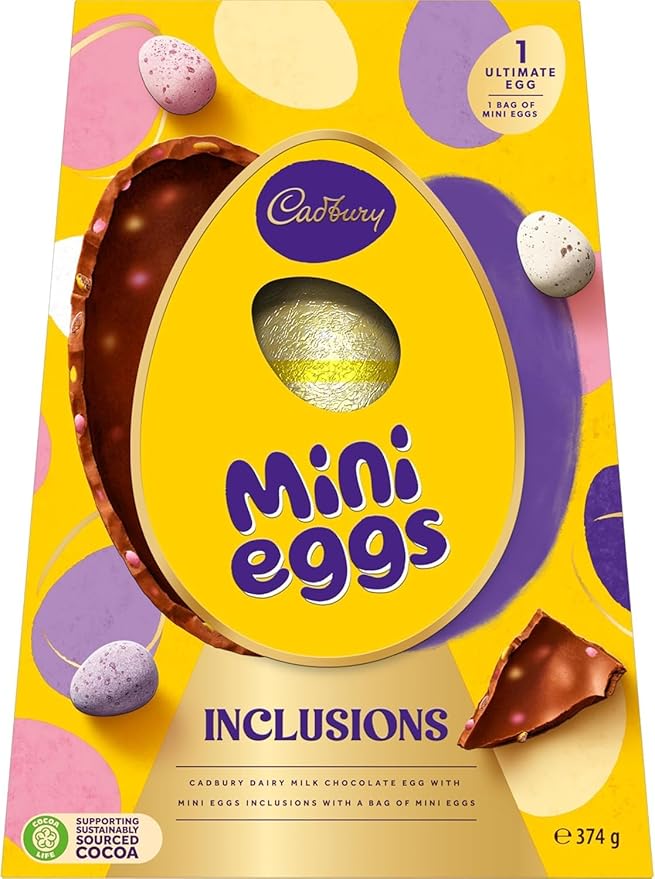 Cadbury Mini Eggs Inclusions Ultimate Egg 374g (Pack of 1)