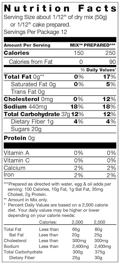 Pamela's Products Gluten Free Cake Mix Classic Vanilla 21-Ounce Bags (Pack of 6) by Pamela's Products [Foods]