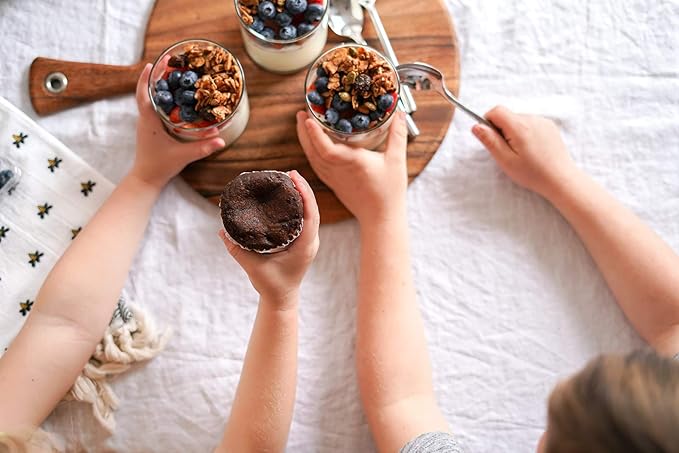 Nana Joes Granola Cluster Blend | Cashew Butter &amp Peach | Handmade Gluten-Free Vegan Healthy Plant-Based Organic No Refined Sugar Low-Carb | Superfood for Breakfast Lunch Dinner (6 Pack)