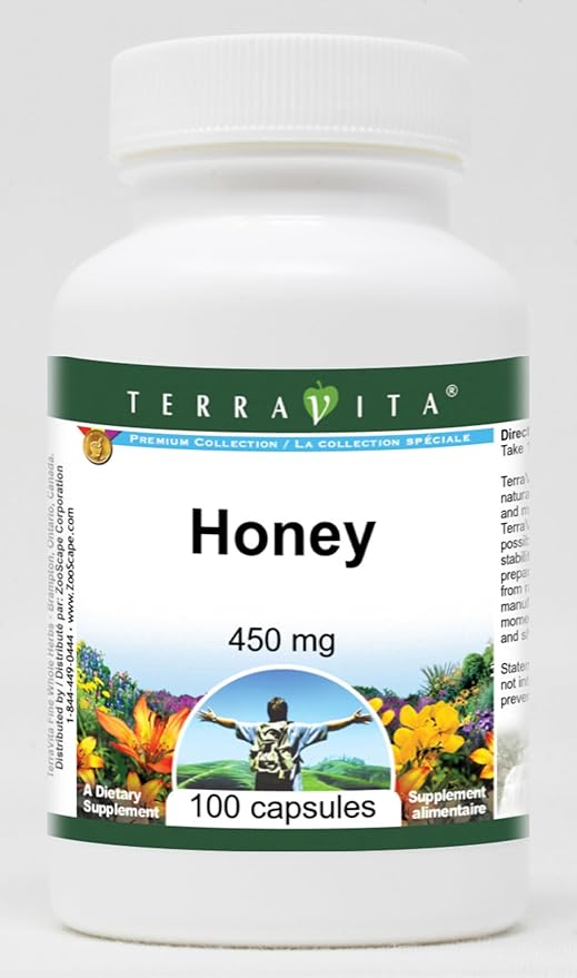 Honey - 450 mg (100 Capsules ZIN: 520517)