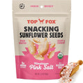 Top Fox Snacks Sunflower Seeds to Eat (Himalayan Pink Salt 5.5 oz – 6 Pack) - Gluten Free Snacks Protein Snacks Keto Friendly Snacks Allergen Free Snacks Paleo &amp Vegan - Organic Pop-Roasted