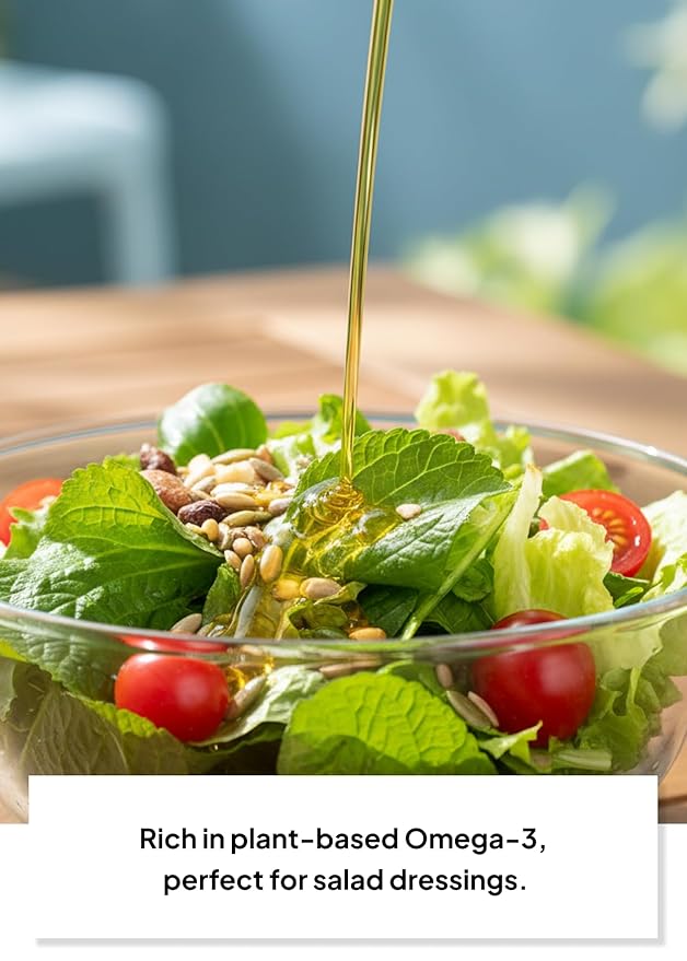 Korean Food Cold-Pressed Raw Perilla Oil 180 ml (6.1 fl oz) 100% Perilla Seeds Nutty Flavor for Cooking &amp Salad Dressing 저온압착 생들기름
