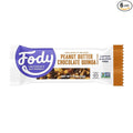Fody Foods Snack Bars Peanut Butter Chocolate Quinoa 1.41 Oz (Pack of 6) 6g Protein Low FODMAP Gut &amp IBS Friendly Vegan Lactose Free Non-GMO Gluten Free
