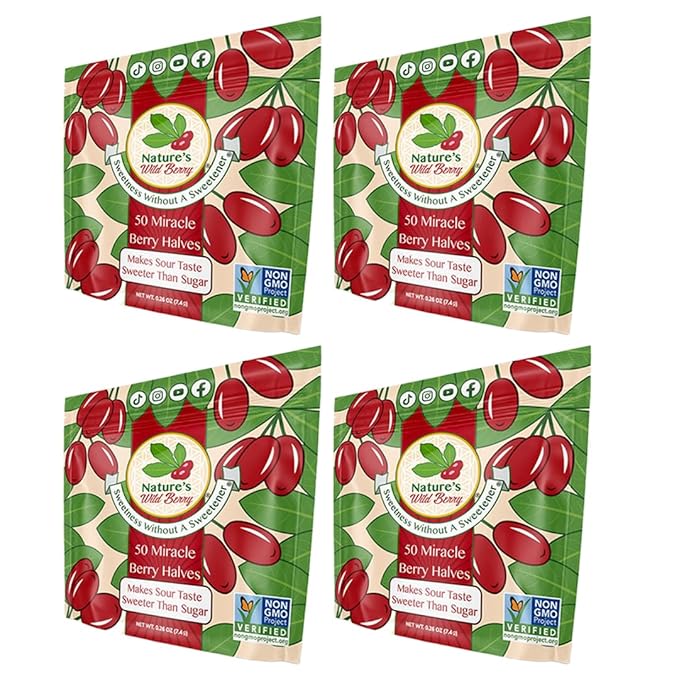 Nature’s Wild Berry 4 Count Freeze-Dried Berry Box for 50 Pack Program