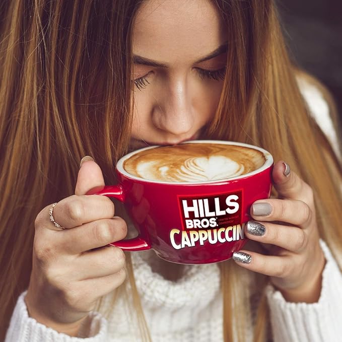 Hills Bros. Flavor Coffee (Decaf French Vanilla 16 Ounce (Pack of 8))