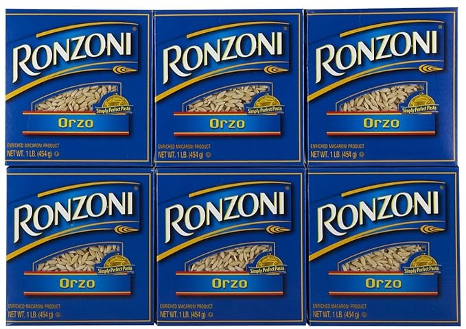 Ronzoni Orzo 16 oz 6 pk
