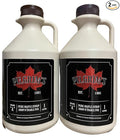 Pilgrim's Unblended Small Batch Single Source Canadian Maple Syrup 2 Count 1 Litre Bottles (68 fl oz Total)