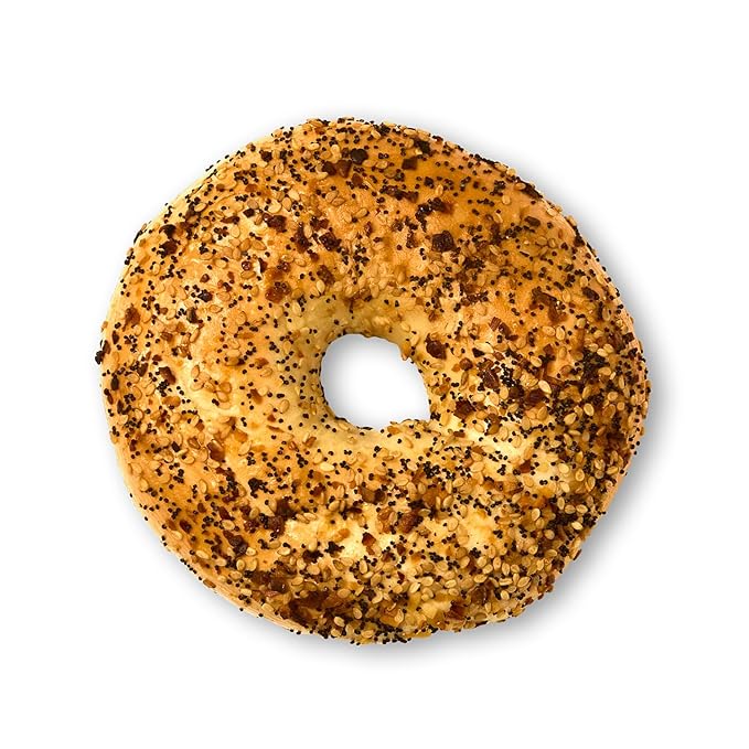 Just Bagels Everything Bagels - 8 Packs Of 6 Bagels Per Pack - 48 Total Non-GMO