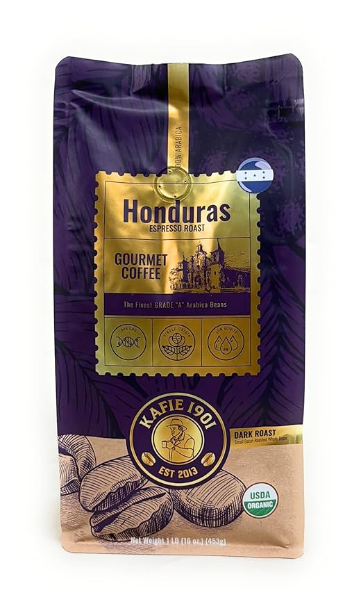Kafie 1901 Coffee Co. Italian Espresso Roast Organic Coffee