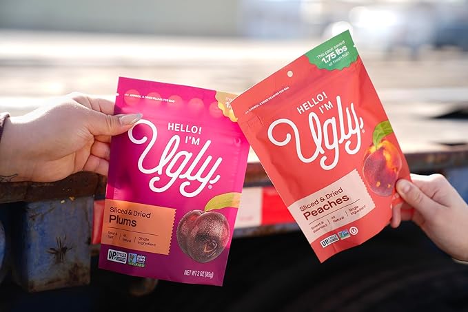 Hello! I’m Ugly Sliced and Dried Apricots No Sugar Added Unsulfured Dried Apricots Upcycled California Produce Soft Fruit Snacks for Snacking and Baking 10 lbs