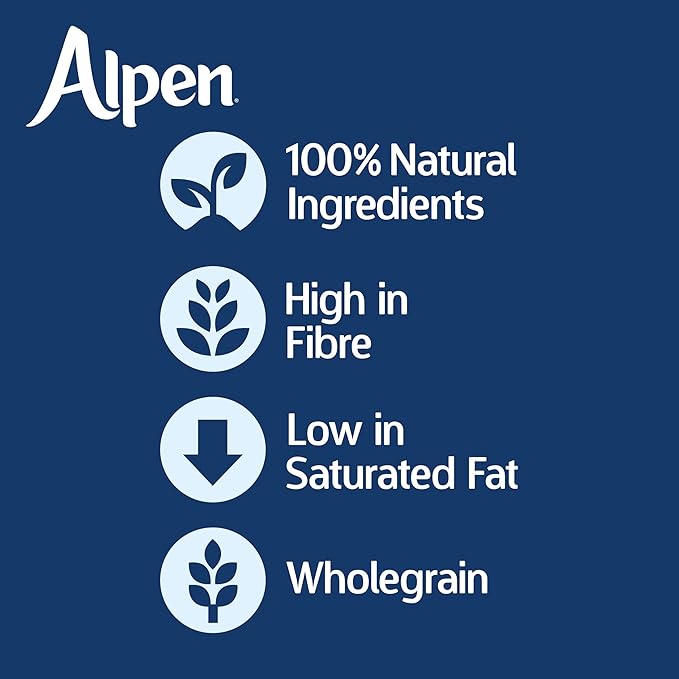 Alpen No Added Sugar The Swiss Recipe 560 G (Pack of 6)