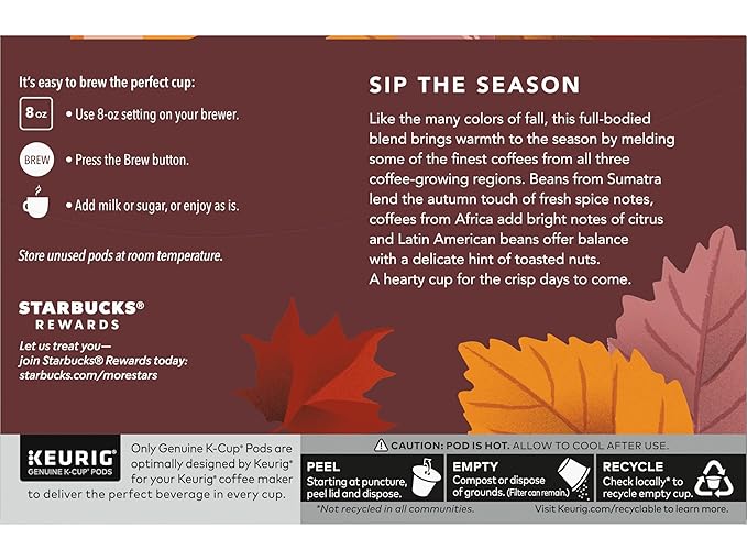 Starbucks French Roast K-Cup Portion Pack for Keurig K-Cup Brewers 10-Count (Pack of 3)