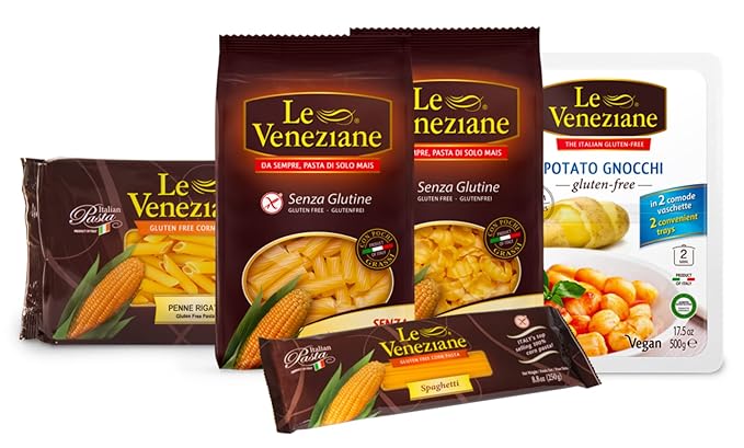 Le Veneziane - Italian Ditalini Pastina [Gluten-Free] (4)- 8.8 oz. Pkgs