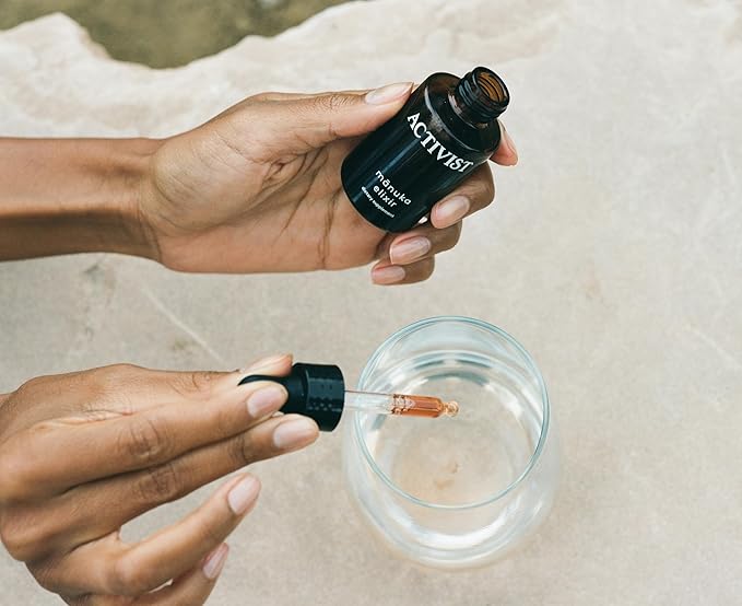 ACTIVIST Manuka Immune Elixir | Raw Mānuka Honey 850+MGO Elderberry Deionized Water | Dietary Supplement (30 mL | 1 fl oz)