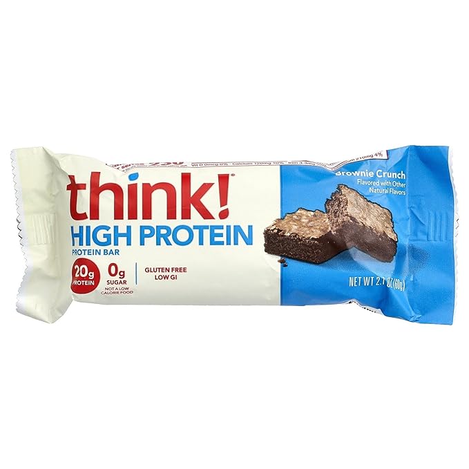ThinkThin Protein Bars Brownie Crunch 2.1 oz 10 pk