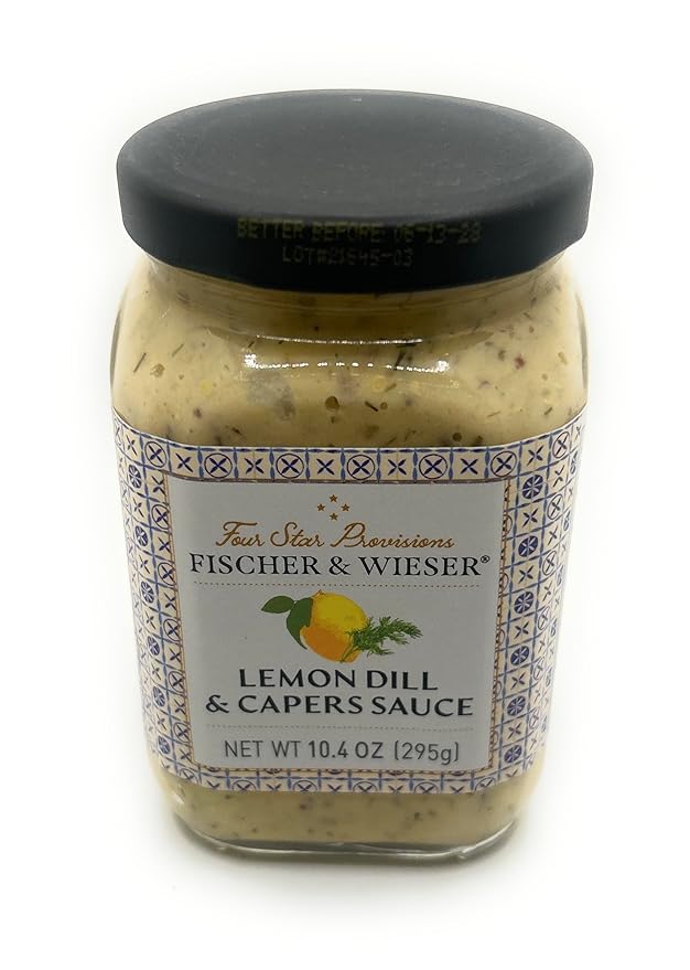 Four Star Provisions Fischer &amp Wieser - Sauces Spreads Jellies Jams &amp Dips (Lemon Dill &amp Capers Sauce 10.4oz)