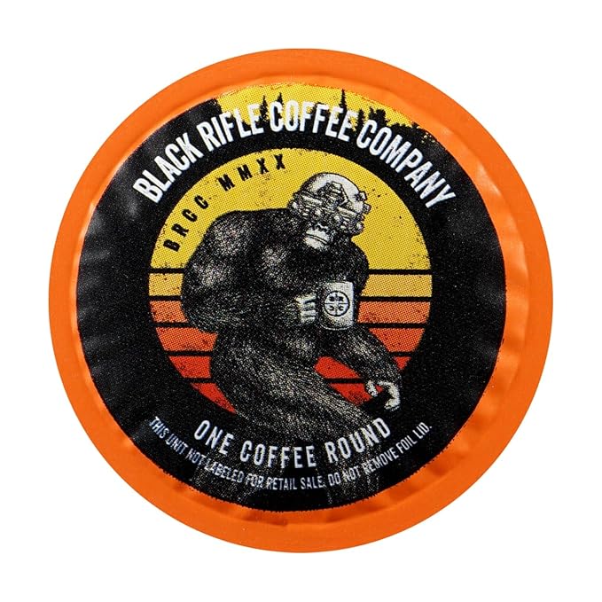 Black Rifle Coffee Company Single Serve Coffee Pods Tactisquatch Dark Roast Coffee Pods 88 Count