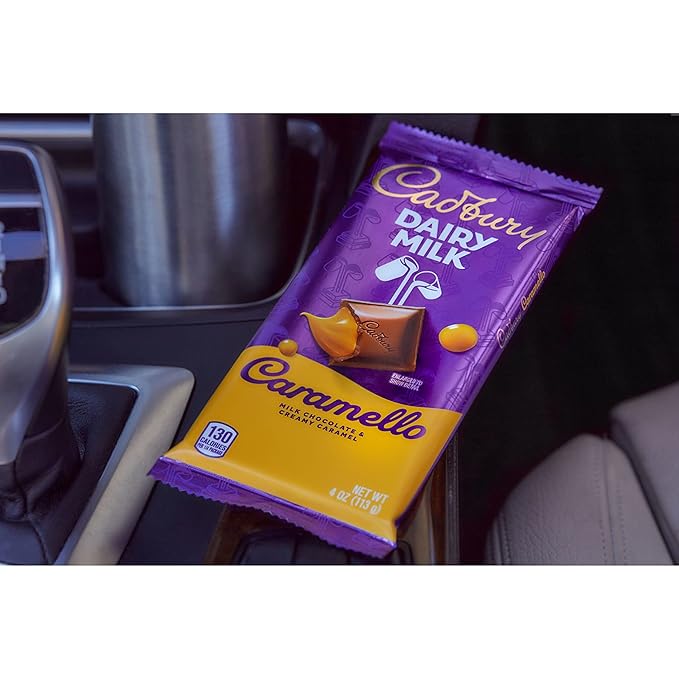 CADBURY DAIRY MILK CARAMELLO Milk Chocolate Candy Bars 4 oz (14 Count)