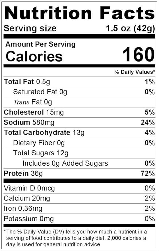 Hawaiian Marlin Fish Jerky Teriyaki 2.75 Oz