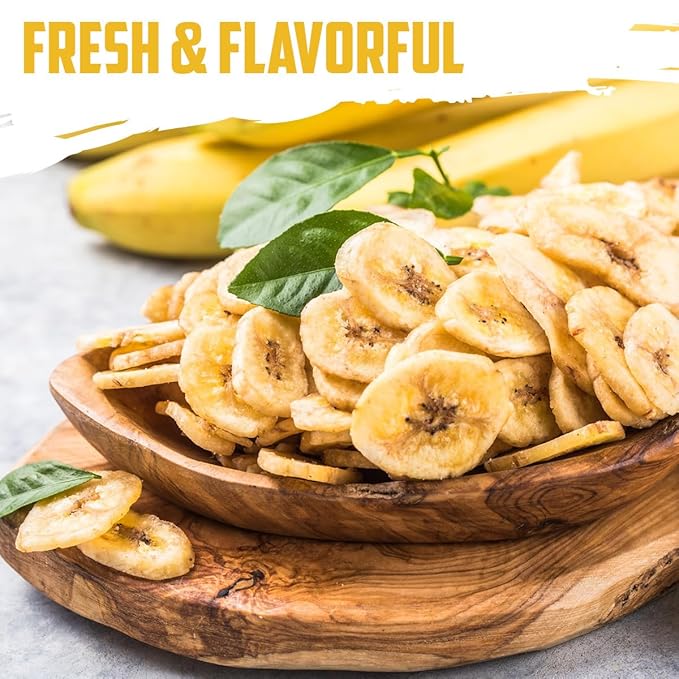 Sweetened Banana Chips - 4 Lb Healthy Snack Option Elevate Your Healthy Lifestyle With These Delicious Banana Snacks.