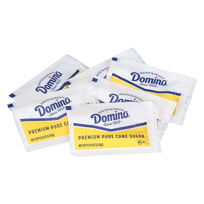 Domino® Sugar Packets 400 Sugar Packets (2.8 g each) in Dispenser Box (Pack of 2)