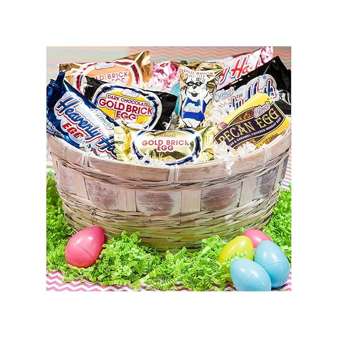 Elmer Ultimate Egg Variety Pack - 15 Total Eggs - 3 of Each - Heavenly Hash Gold Brick Dark Chocolate Gold Brick - Pecan Egg - Dark Chocolate Heavenly Hash