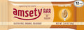 Amsety Nutrition Bar Supports Liver Health Includes Super 16 Vitamins Low Sodium Organic Gluten-Free 1.69oz (Value Pack (12 Bars) Peanut Butter)