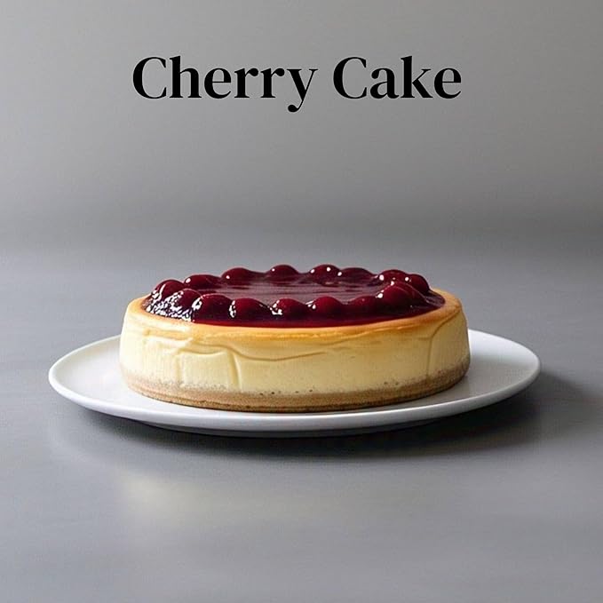 ANDY ANAND CHOCOLATIER Sugar Free Cherry Cake 2.9 lbs - Gourmet Freshly Made All-Natural Ingredients No Preservatives Diabetic-Friendly Gourmet Gift Boxed Delight