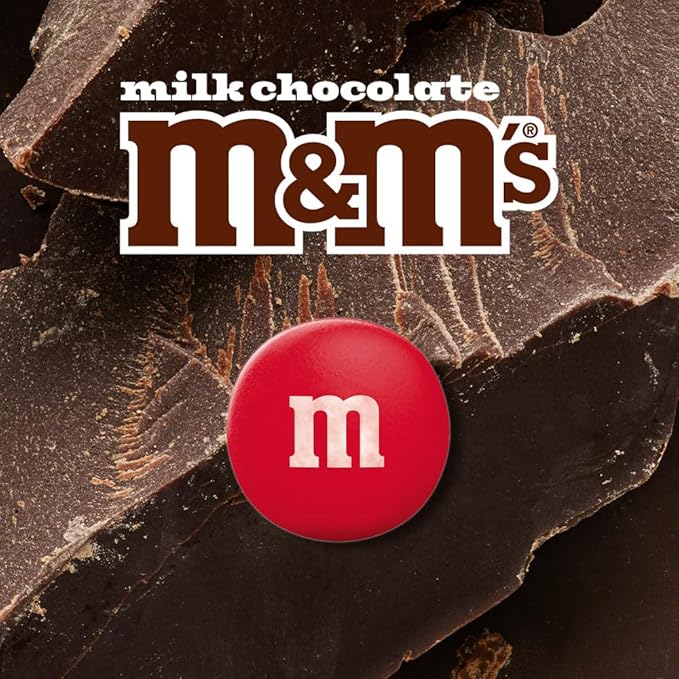 M&ampM's Milk Chocolate Bulk Candy in Resealable and Recyclable Jars Party Size Assorted Chocolate Candies Movie Night Snacks Candy Buffet 25.5 Oz Each2 Count (Pack of 5)
