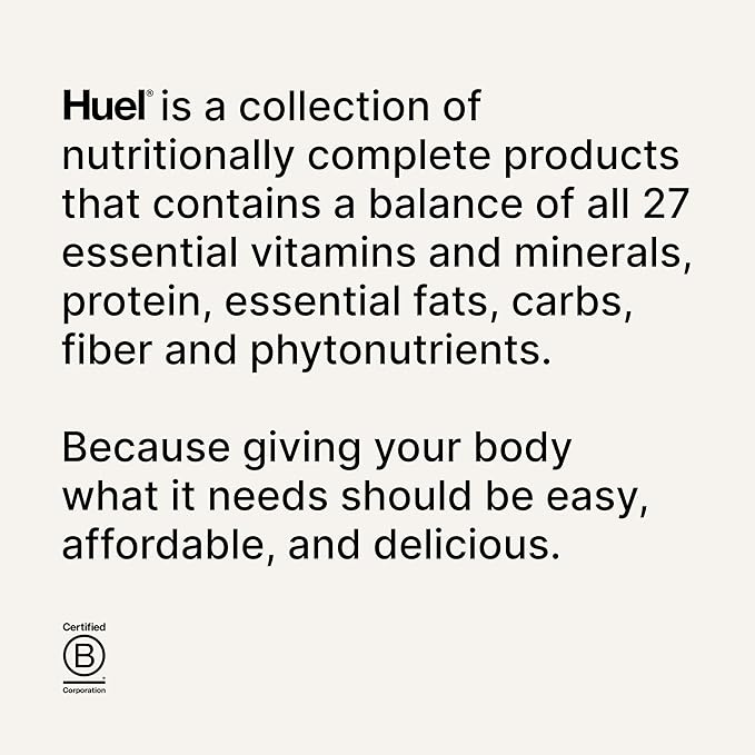 Huel Black Edition | Strawberry 40g Vegan Protein Powder | Nutritionally Complete Meal | 27 Vitamins and Minerals Gluten Free | 17 Servings