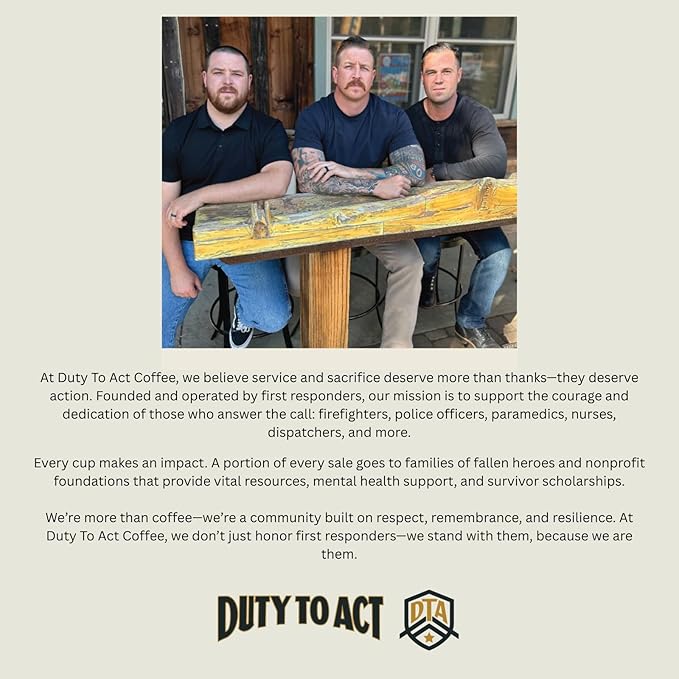 Duty to Act Dark Roast Ground Coffee 2 lbs (Pack of 3)