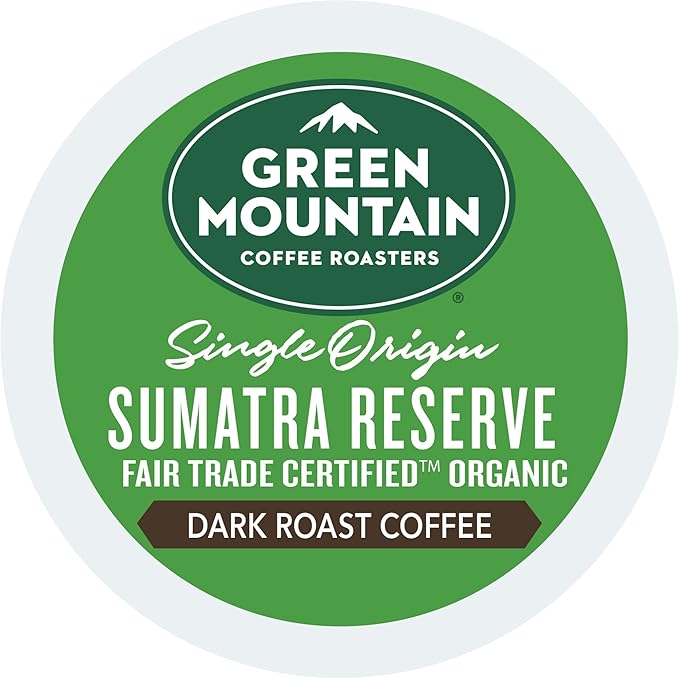 Green Mountain Coffee Roasters Sumatra Reserve Coffee Keurig Single-Serve K-Cup pods Dark Roast 96 Count