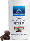 Equilife Daily Nutritional Support All-in-One Multivitamin Meal Replacement Pure Chocolate Flavor 15G Plant Protein Supports Overall Wellness Including Energy Digestion &amp Skin 14 Servings T