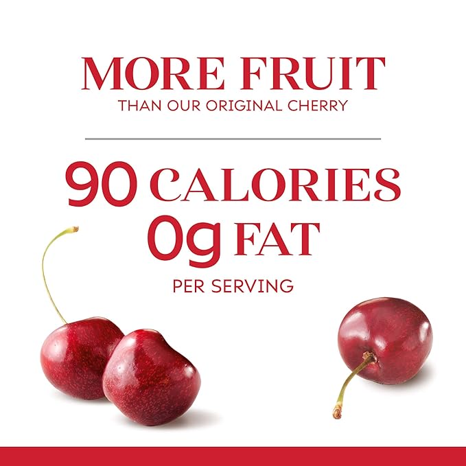 Duncan Hines Comstock More Fruit Cherry Pie Filling and Topping 21 oz. (Pack of 8)