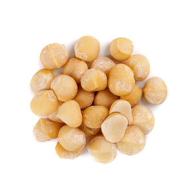 Food to Live Dry Roasted Macadamia Nuts 2 Pounds – Oven Roasted Whole Nuts Unsalted No Oil Added Great Vegan Snack Keto Kosher Bulk. High in Protein and Healthy Fats. Great for Baking